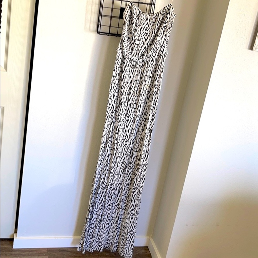 Long Strapless Dress